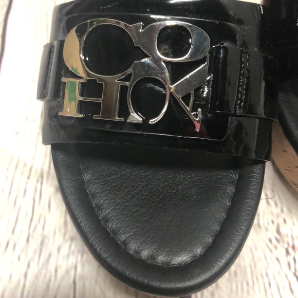 Coach Black cork wedge - Picture 8 of 9